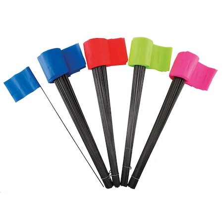 Blackburn High-Vis Vinyl Marking Flags With PVC Staffs